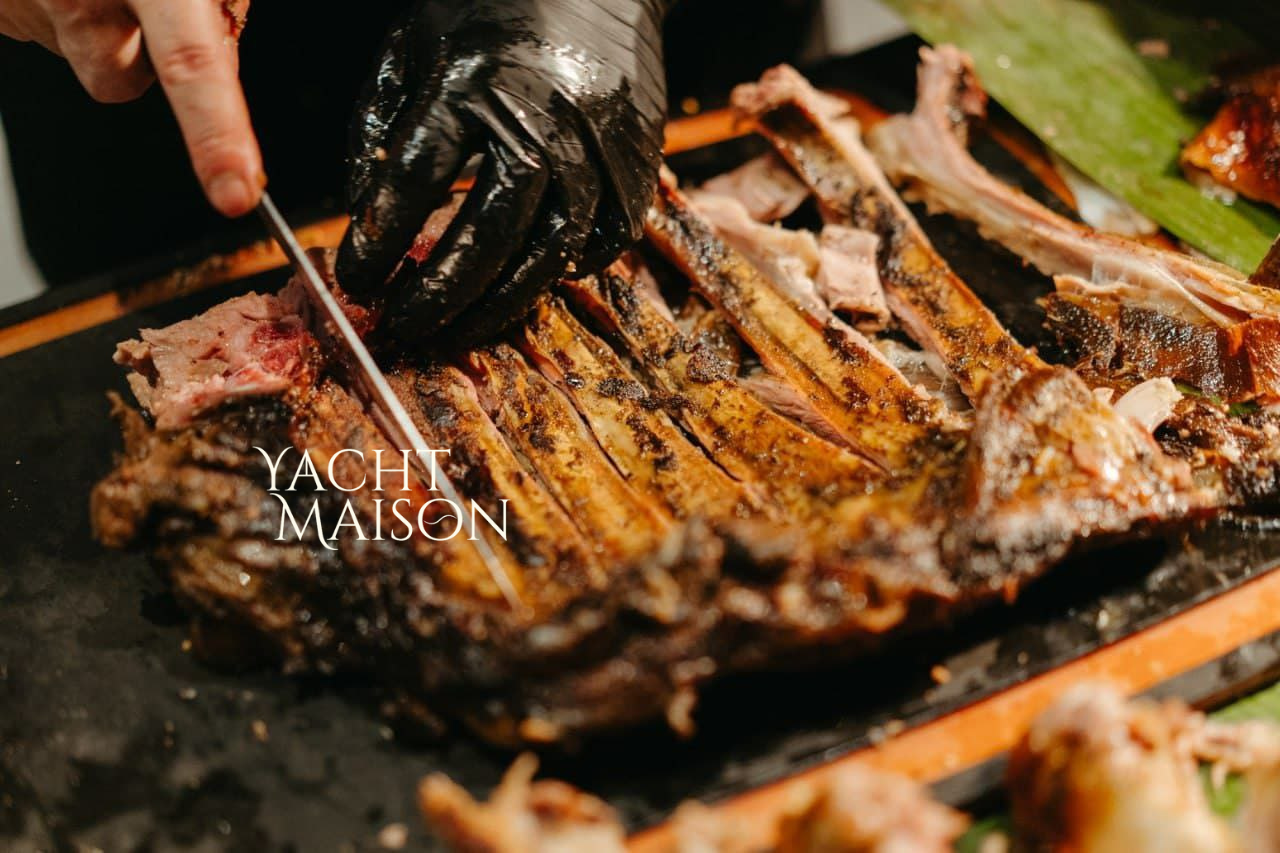 Year-end company D&D festive buffet on a Yacht Maison yacht in Singapore