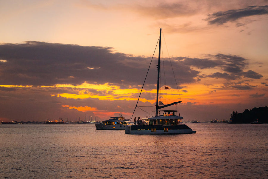 Celebrating a special occasion on board a private yacht with Yacht Maison Singapore