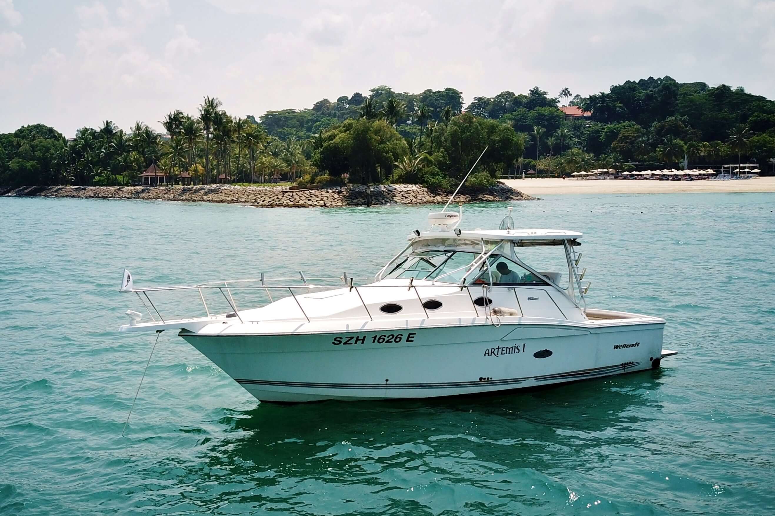 Artemis 1 fishing yacht in Singapore
