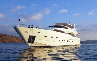 EagleWings 3 112ft Ferretti Customline Super Yacht in Singapore
