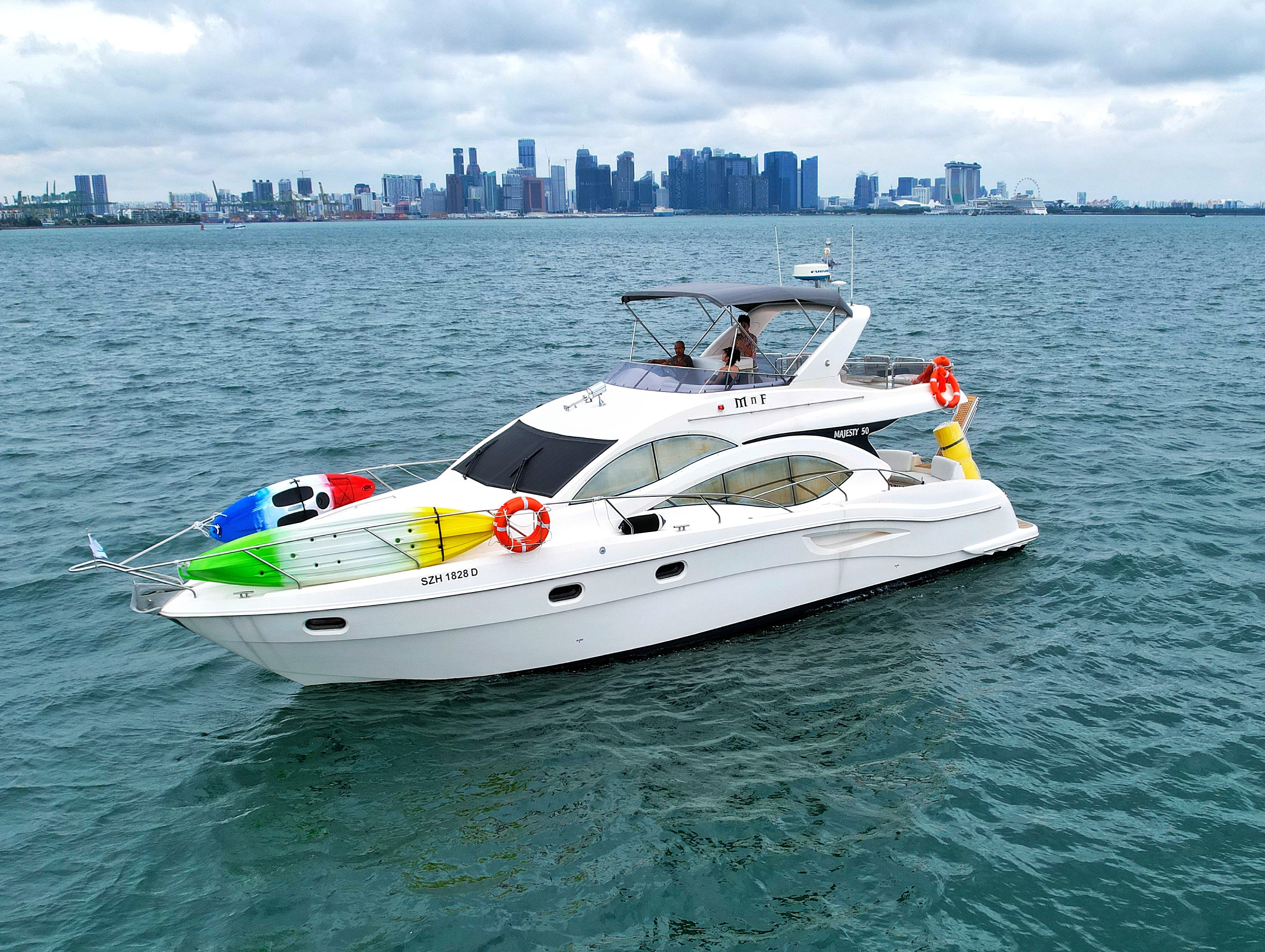 MnF fishing charter yacht in Singapore