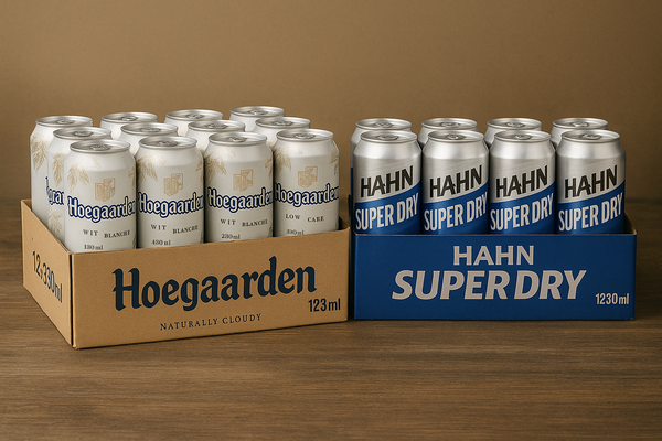 Hoegaarden + Hahn Super Dry Beer Bundle (330ml x 24cans)